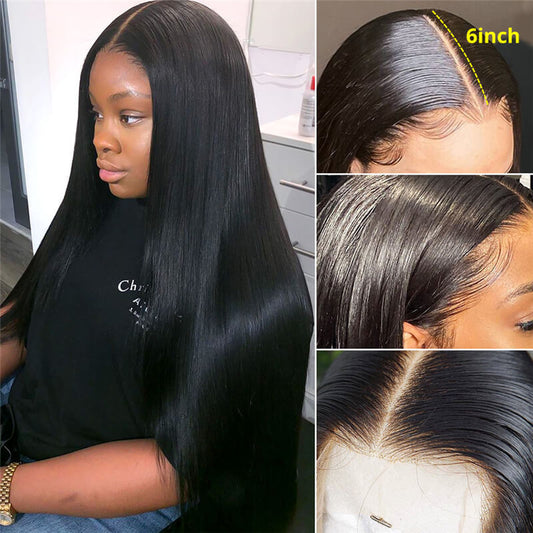 Straight Hair Lace Front Wig.